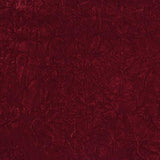 Dark Red Flocking Crushed Velvet Fabric / 50 Yards Roll