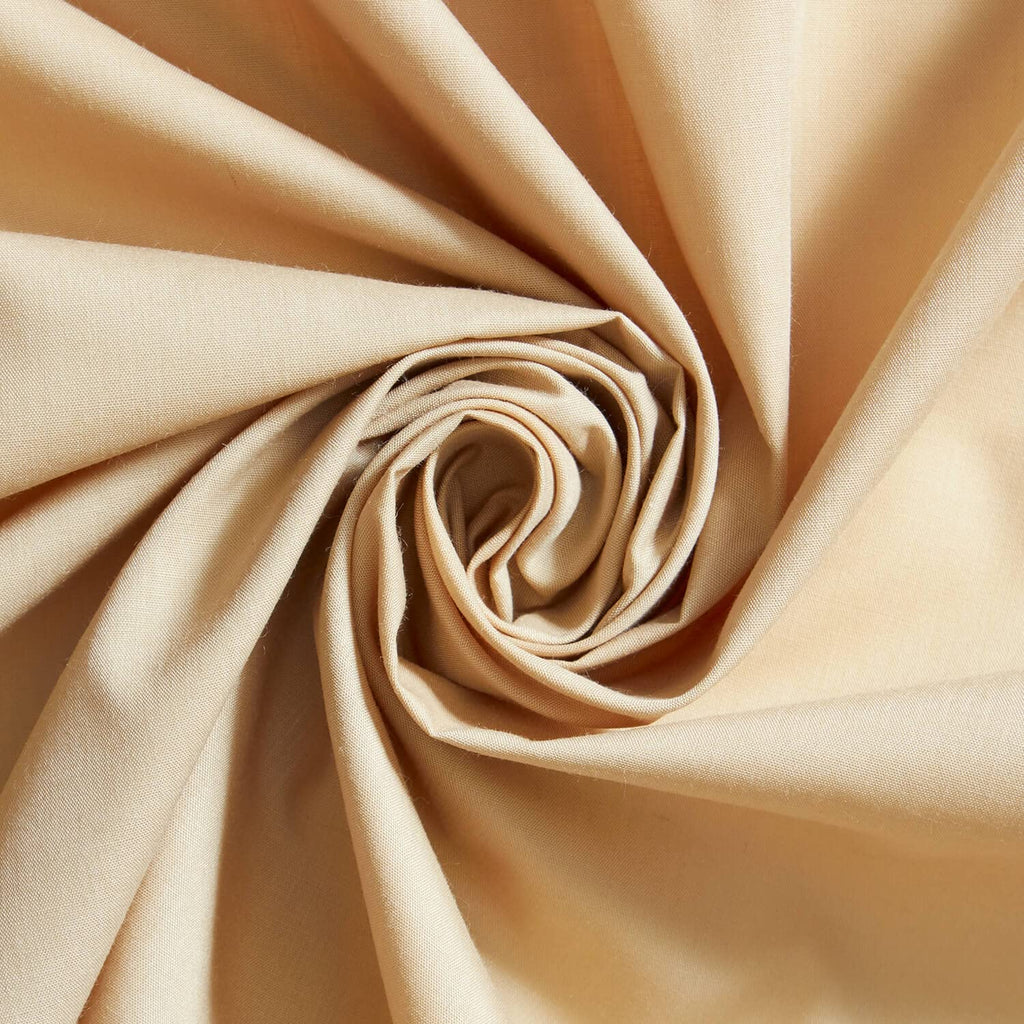 60" Tan Broadcloth Fabric / 60 Yards Roll
