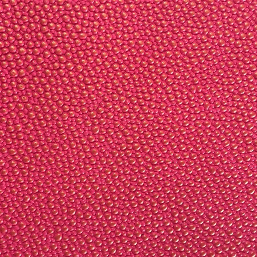 Fuchsia Gold Grain Reptile Embossed Vinyl Fabric / 40 Yards Roll