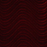 Burgundy Velvet Flocking Swirl Upholstery Fabric / 50 Yards Roll
