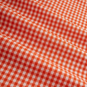1/4" Inch Black Checkered Gingham Poly Cotton Fabric