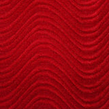 Ruby Velvet Flocking Swirl Upholstery Fabric / 50 Yards Roll