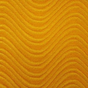 Gold Wave Swirl Flocking Velvet Fabric