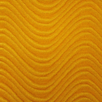 Gold Wave Swirl Flocking Velvet Fabric