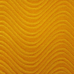 Gold Velvet Flocking Swirl Upholstery Fabric / 50 Yards Roll