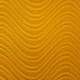Gold Velvet Flocking Swirl Upholstery Fabric / 50 Yards Roll