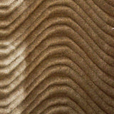 Taupe Velvet Flocking Swirl Upholstery Fabric / 50 Yards Roll