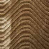 Taupe Velvet Flocking Swirl Upholstery Fabric