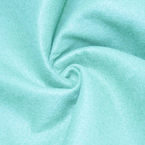 Aqua solid Acrylic Felt Fabric