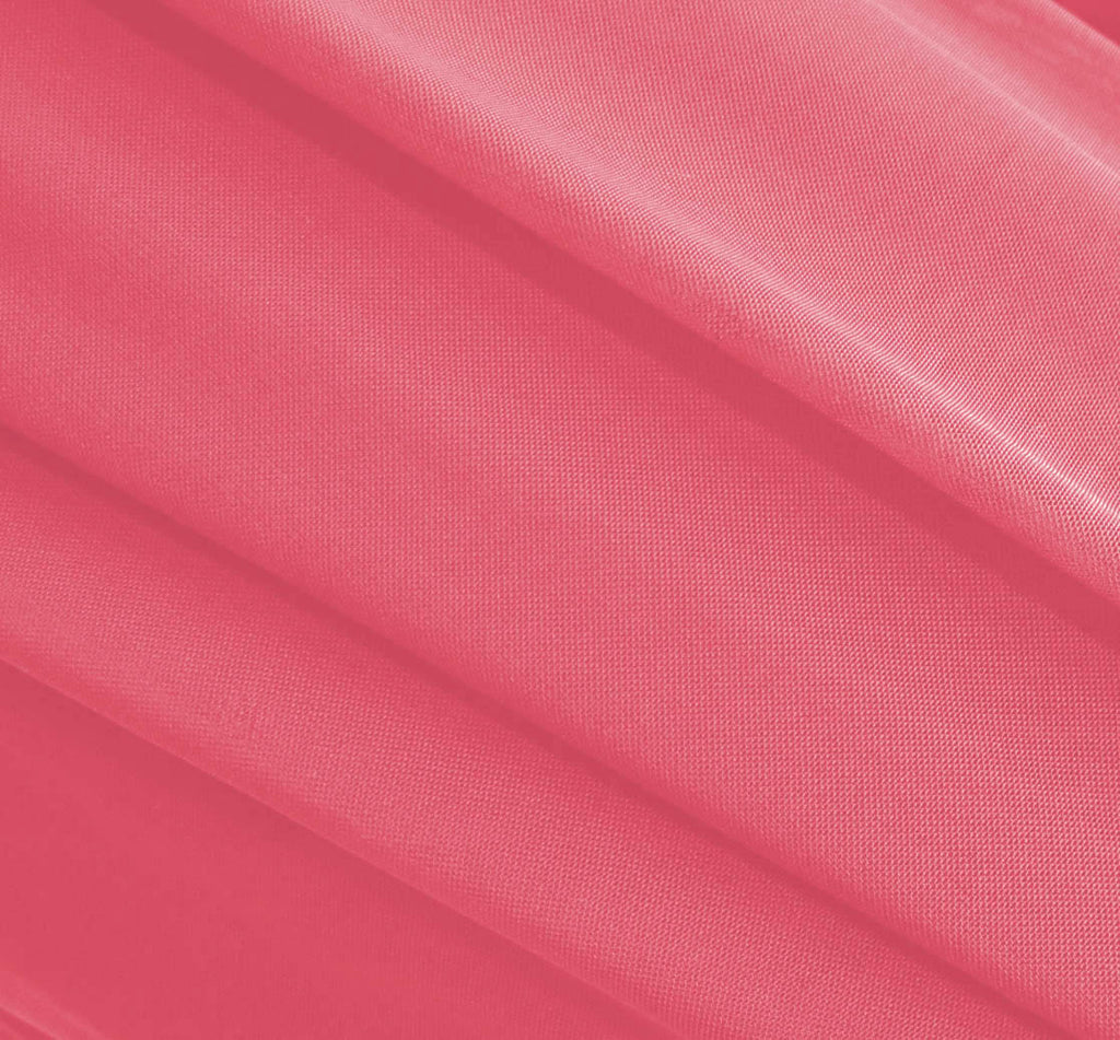 Baby Red Stretch Mesh Fabric