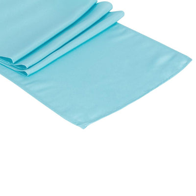 Baby Blue Polyester Table Runner