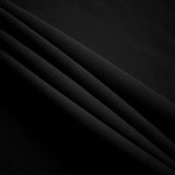 Black Polyester Poplin Fabric