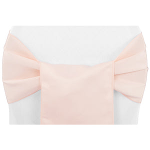 (12 Pack ) Blush Satin Sash