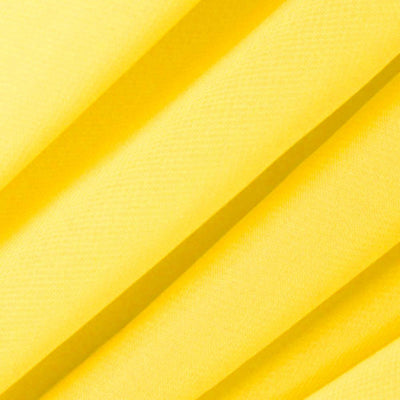 Bright Yellow Chiffon Fabric / 50 Yards Roll
