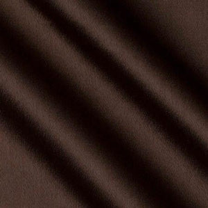 Brown Crepe Back Satin Fabric / 50 Yards Roll