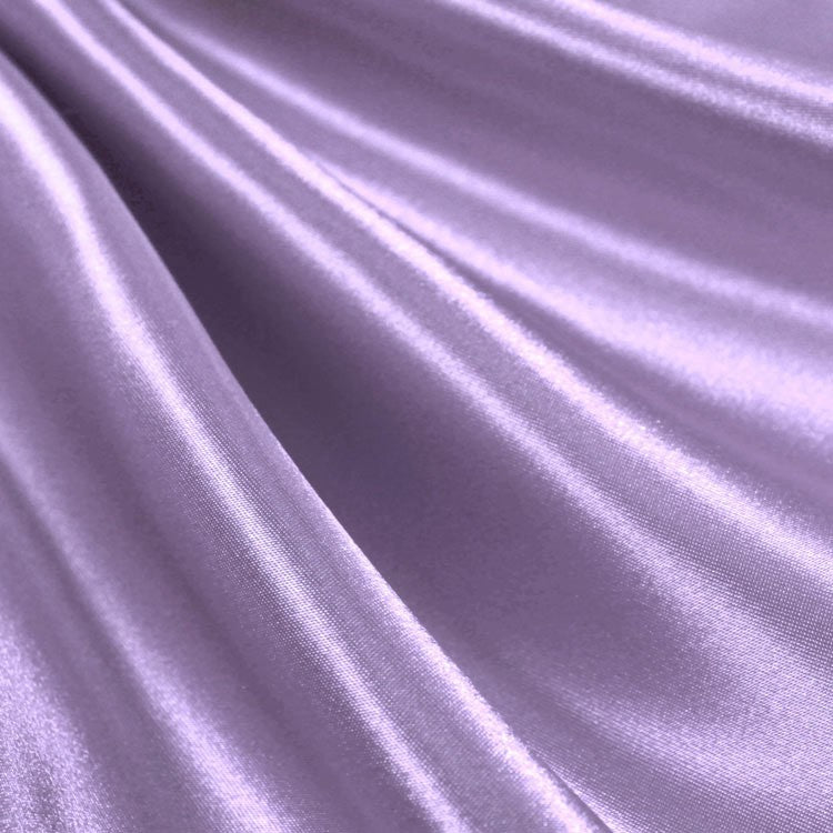 Lavender Bridal Satin Fabric
