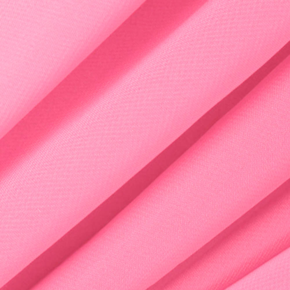 Bubble Pink Chiffon Fabric
