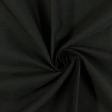 Black Solid 100% Cotton Fabric