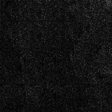 Black Glitter Sparkle Metallic Faux Fake Leather Vinyl Fabric / 40 Yards Roll