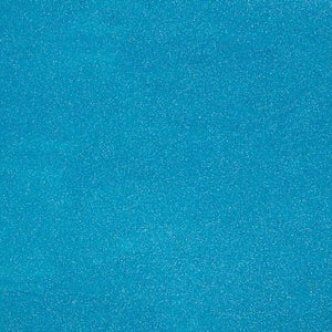 Blue Glitter Sparkle Metallic Faux Fake Leather Vinyl Fabric / 40 Yards Roll