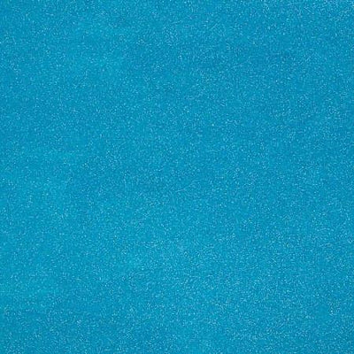 Blue Glitter Sparkle Metallic Faux Fake Leather Vinyl Fabric / 40 Yards Roll