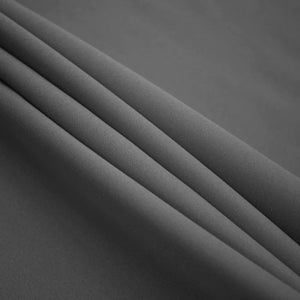 Charcoal Polyester Poplin (120") Fabric