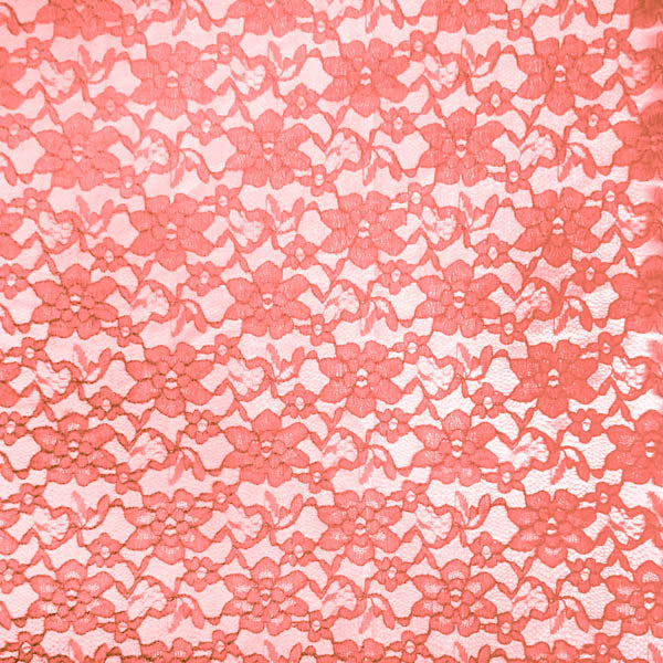 Coral Raschel Lace Fabric