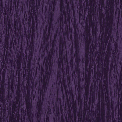 Purple Crushed Taffeta Fabric / 50 Yards Roll