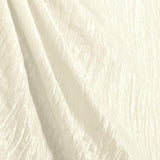 Ivory Crushed Taffeta Fabric / 50 Yards Roll