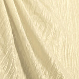 ivory Crushed Taffeta Fabric