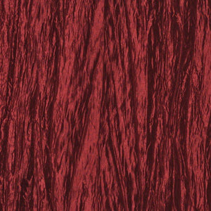 Cranberry Red Crushed Taffeta Fabric