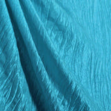 Teal Crushed Taffeta Fabric