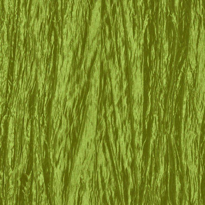 Dark Lime Crushed Taffeta Fabric / 50 Yards Roll