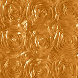 Rosette Satin Dark Gold Fabric