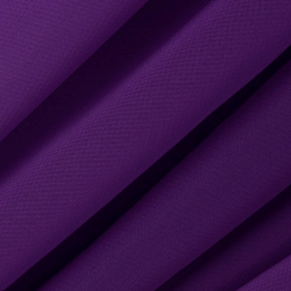 Dark Purple Chiffon Fabric