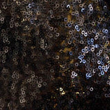 Black Mini Glitz Sequin Mesh Fabric