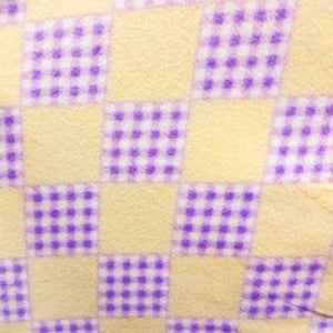 Solid and Checkered Anti Pill Plaid Fleece Fabric