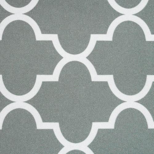 Gray Moroccan Canvas Fabric Waterproof Outdoor Fabric