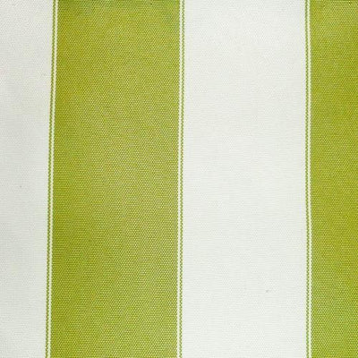 Olive Ivory Stripe Canvas Waterproof Outdoor Fabric
