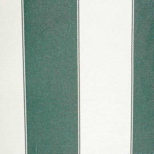 Hunter Green Stripe Canvas Waterproof Outdoor Fabric