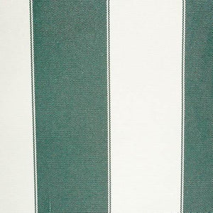 Hunter Green Stripe Canvas Waterproof Outdoor Fabric