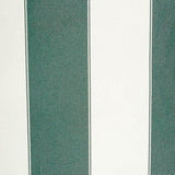 Hunter Green Stripe Canvas Waterproof Outdoor Fabric / 60 Yards Roll