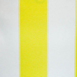 Yellow White Stripe Canvas Waterproof Outdoor Fabric