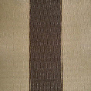Brown Khaki Stripe Canvas Waterproof Outdoor Fabric / 60 Yards Roll
