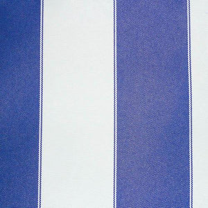 Royal White Stripe Canvas Waterproof Outdoor Fabric