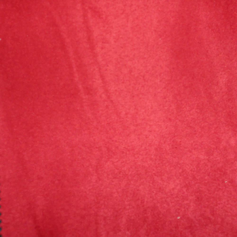 Red Micro Fiber Micro Suede Upholstery Fabric
