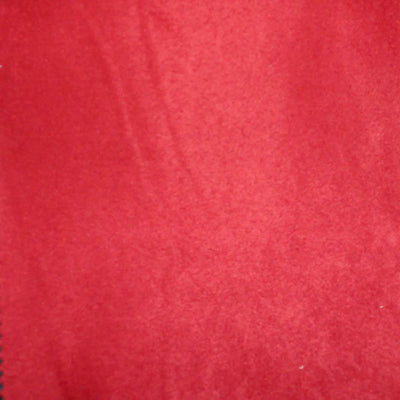 Red Micro Fiber Micro Suede Upholstery Fabric / 50 Yards Roll