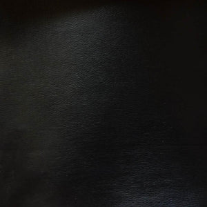 Black 0.9 mm Thickness Soft Semi-PU Faux Leather Vinyl Fabric