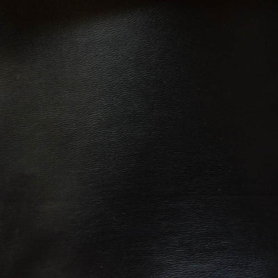 Black 0.9 mm Thickness Soft Semi-PU Faux Leather Vinyl Fabric