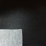 Black 0.9 mm Thickness Soft Semi-PU Faux Leather Vinyl Fabric / 40 Yards Roll